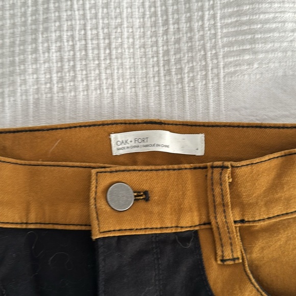 Oak + Fort Two-Tone Jeans - Picture 2 of 3